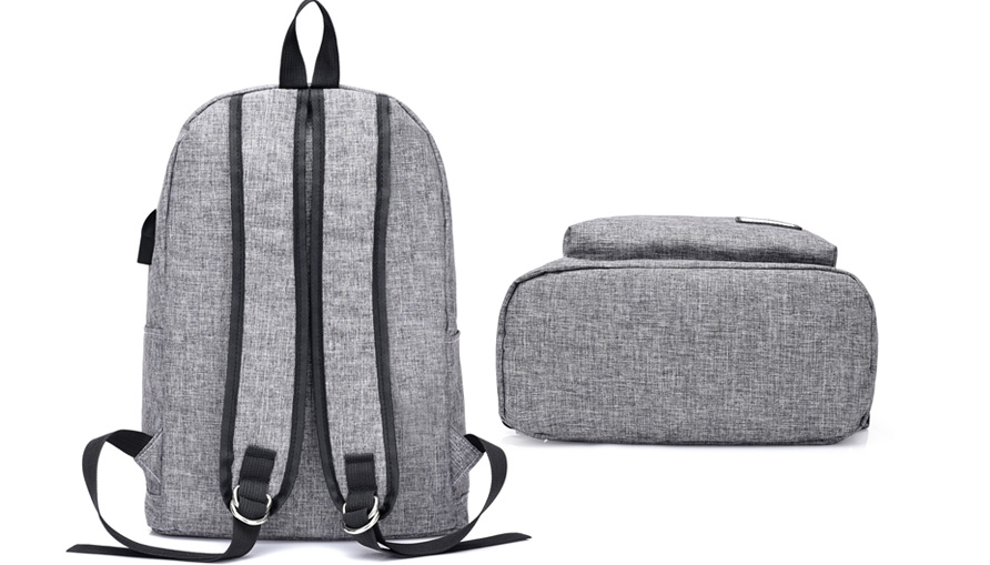 CarryCharge™ Casual Travel Backpack – Built-In USB Charging Port - Image 6