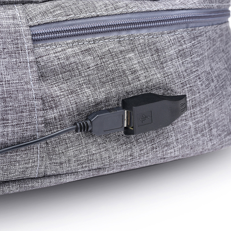 CarryCharge™ Casual Travel Backpack – Built-In USB Charging Port - Image 12