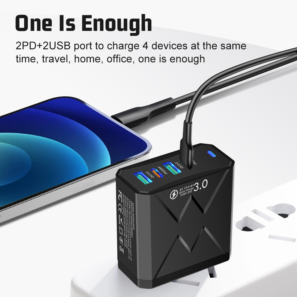 VoltLink™ Dual-Device USB Wall Charger – Fast Charging for Phone & Tablet - Image 6