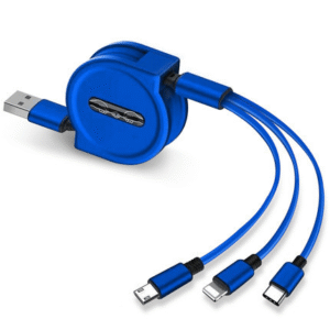 FlexCharge™ 3-in-1 Telescopic Charging Cable